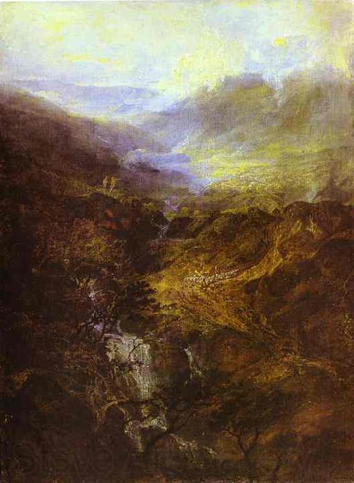 J.M.W. Turner Morning Amongst Coniston Fells, Cumberland France oil painting art